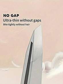 1/2 件专业不锈钢眉毛镊子，精准脱毛 - 适用于面部和内生毛发、碎屑和黑头，不含酒精，男女通用