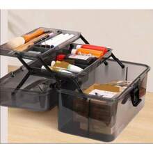 三层储物盒，美术用品工具箱，应急储物箱，用于学校用品，返校