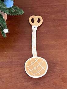 Lingurițe de supă drăguțe în formă de desert, lingură de pâine ceramică, lingură drăguță pentru fructe de pădure, lingurițe de desert în formă de brioșă/ananas/croissant, lingurițe adorabile pentru bucătărie