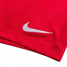 Nike Quần short dệt kim cho trẻ em, quần dài thường ngày mềm mại và thoải mái, quần short thể thao màu trơn HF0531-657 - Đại học Đỏ - Xem 5