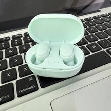 TWS A6S Wireless Bluetooth Earbuds, Noise Cancelling Headphones With Microphone, Compatible With All Smartphones - Blue - View 8