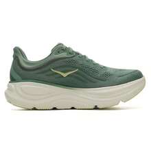 Hoka Zapatillas de running Bondi 9, nueva mediasuela de espuma supercrítica, acolchada y transpirable para entrenamiento y larga distancia de hombres 1162011-SNTF - Verde oscuro/verde helecho - Ver 2