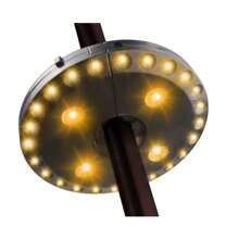 Umbrella Light, 28 LED Lights At 200 Lumens 3 Lighting Modes Cordless 4 X AA Battery Operated, Umbrella Pole Light For Patio Umbrellas, Camping Tents Or Outdoor Use (Warm White)