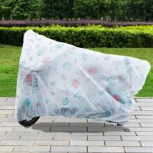 1 pieza Cubierta de lluvia/polvo para motocicleta, Cubierta universal impermeable para scooter y bicicleta, Cubierta antipolvo de PEVA para bicicleta eléctrica