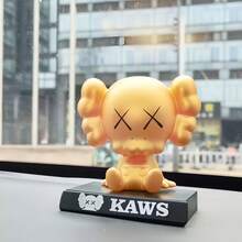 1pc KAWS Doll XX Eyes Car Ornaments Bobblehead Ornaments, Cute Cartoon Cos Bobblehead Doll Car Creative Cake Decorations Multiple Colors To Choose From Gifts For Friends - Multicolor - View 10