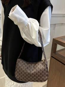 2025年新款新月形腋下包，小众设计女士斜挎单肩包