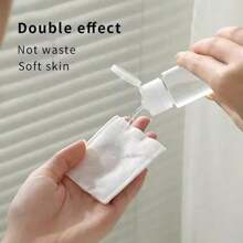 1包亲肤湿棉片，一次性柔软洁面棉，80片装，无纺布材质，155