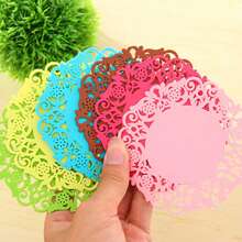 6pcs Coaster, Creative Hollow Flower Silicone Coasters, Non-Slip Heat-Resistant Tea Cup Mats, Insulated Coffee Mug Gift Set, Dining And Living Room Table Decor Accessories