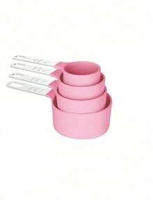 4/8pcs/Set Stainless Steel Handled Multi-Functional Plastic Measuring Spoons, Measuring Cups, Scaled Measuring Spoons Set, Cooking And Baking Tool, Essential Kitchen Gadgets For Home And School - Multicolor - View 10