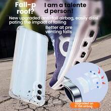 Transparent Air Cushion Phone Case Suitable For Moto Phones, Phones, Moto X30 Pro, Moto G82, Moto G75, Poco M3 Pro 5G, Poco M2 Pro, Nothing Phone (2a) Plus, Nothing Phone (3a), And Other Phone Models - Clear - View 6