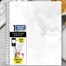 Five Star Active Subject Notebook 80ct White - 1 - View 9