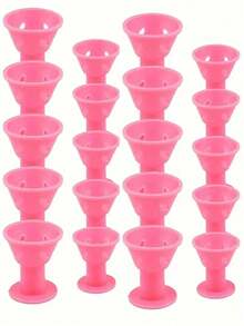 5/10/20/60pcs Mushroom Curler,Heatless Curling Iron, Suitable For All Hair Types, Heatless Curling Iron, Used For Styling And Perming - Multicolor - View 9