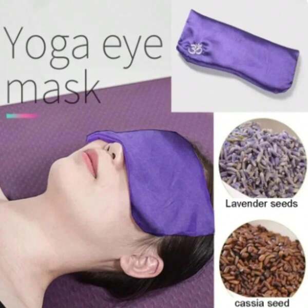 瑜伽眼枕冥想眼罩普拉提配件缓解疲劳助眠眼部放松女士精美礼品办公室/健身房