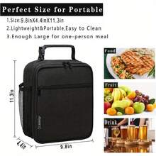 Lunch Box For Men Women AdultSmall Insulated Lunch Bag For Office Hiking Portable Reusable Lunch Box