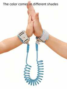 1 件装婴儿牵引绳手链带钥匙锁升级版收缩绳手链儿童