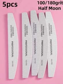 3/5/10/25pcs Nail Files, 100/180 Grit Sandpaper Nail Files, 10pcs Professional Washable Double-Sided Coarse Foot File, Heavy Duty, For Acrylic Nail Removal, Pedicure Manicure Tools - Multicolor - View 20