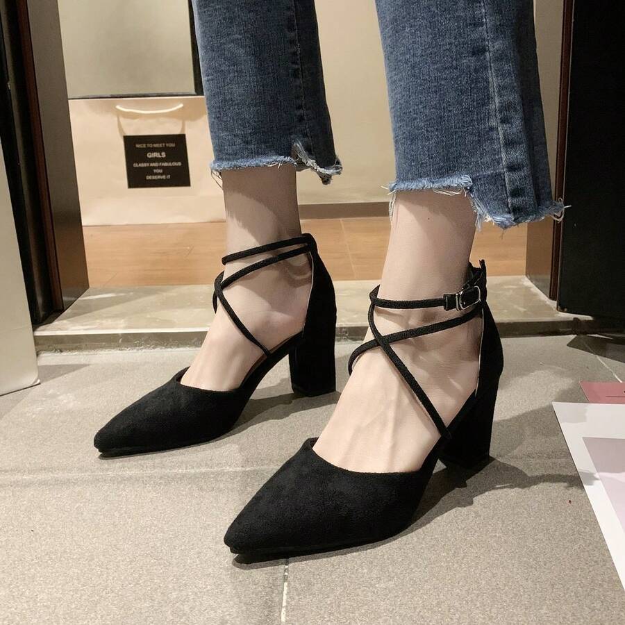 Women Pumps - 卡其色5cm - 查看 1