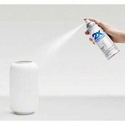 "12 Oz. Satin Blossom White General Purpose Spray Paint – Smooth Matte Finish, Fast-Drying, Adheres To Metal, Wood & Plastic, Versatile For DIY & Crafts"