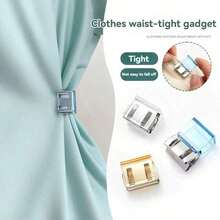 5 件透明裤腿夹，无缝裤脚固定器，防止裤子拖地 - 彩色 - 查看 5