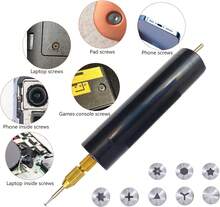 Damaged Screw Removal For Cell Phone, Broken Screw Extractor Kit For Iphone, Iphone Repair Tool, Electric Screw Cutter For Small Screw,4 Size Heads, USB 5V Power Supply, Screw Extractor For Laptop/Pad,9600562 - màu nâu - Xem 8