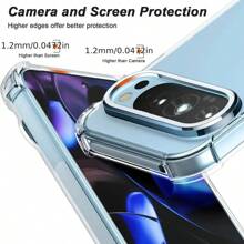 1 Pixel Air Cushion Shock-Proof Transparent Phone Case, Suitable For IPhone 10/10Pro/ Pro XL, Phone Protective Cover, Phone Case, Shock-Proof Phone Case, Transparent Phone Case - Clear - View 2