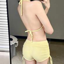 Swim Gear Sets - Rose Red [three-piece Set] - View 6