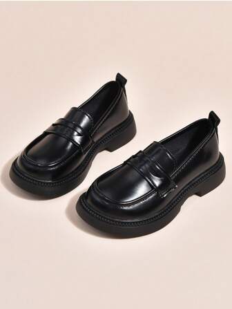 Mocassins style coréen à plateforme pour femmes, nouvelles creepers à semelle épaisse, chaussures en cuir style japonais JK et britannique à enfiler