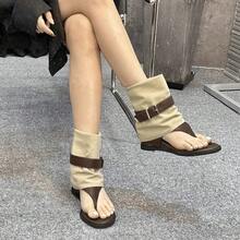 Women Flats - 駝色 - 查看 5