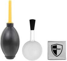 Dust Cleaner Kit Strong Cleaning Air Blower + Soft Brush Blower For Camera & Camcorder, Lens, LCD Screens, Etc + Microfiber Cloth,9600886 - Yellow - View 1