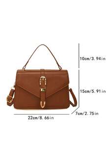 2025新款韩版箭头装饰真皮手提包时尚托特包单肩包ins纯色迷你方包