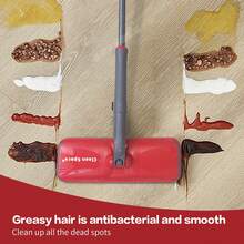 Easy Twist Flat Mop With One-Click Water Release, Self-Wringing Mop With 270° Spin Tech, Dual-Active Fiber Head & Hand-Free Washing (1 Mop+3 Mop Pads) - 1 - 查看 7