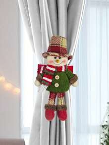 圣诞装饰新款窗帘扣老人雪人麋鹿家居装饰橱窗商场酒店装饰圣诞装饰圣诞装饰品房间装饰家居装饰墙面装饰 - 多色 - 查看 12