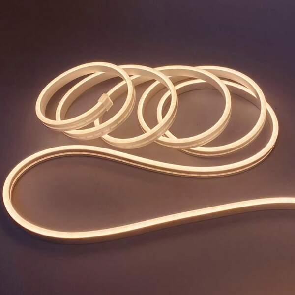 Luces LED de neón con control táctil - Diseño DIY blanco cálido, regulable y flexible para decoración del hogar e iluminación del estado de ánimo, perfecto para regalo del Día de la Madre, también se puede usar para crear fiestas de Halloween y Navidad