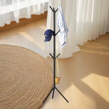 Modern Entryway Coat Rack - Sleek Floor Standing Garment Hanger For Jackets, Bags & Accessories