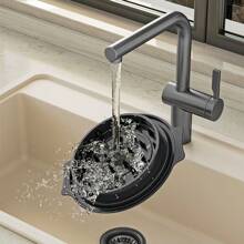 1pc Household Chicken Meat Shredder, Meat Grinder, Meat Separator, Transparent Cover, Rotary Design