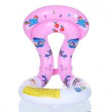 儿童学游泳背心快乐游泳加厚双气囊游泳衣自学宝游泳辅助用品