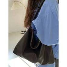Women Shoulder Bags - 巧克力棕色-小號 - 查看 4
