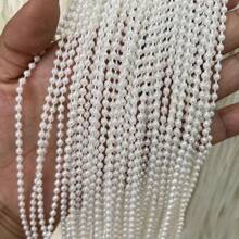 393 英寸/10 米珍珠链窗帘 DIY 花环 适用于婚礼装饰，防割，不会散架 - 米色 - 查看 20