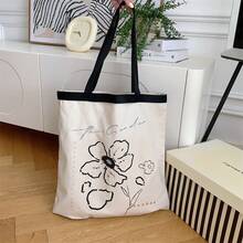 Women Shoulder Bags - 大花朵 白 - 查看 2