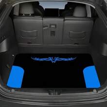 1件装水晶绒汽车后备箱垫 - 粉色皇冠印花设计，防滑，保持车辆清洁整齐，适用于SUV和轿车，SUV后备箱垫 | 亮丽玫瑰图案 | 防滑表面，汽车垫，汽车内饰，汽车配件，汽车脚垫 - 均碼 - 查看 13