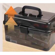 三层储物盒，美术用品工具箱，应急储物箱，用于学校用品，返校