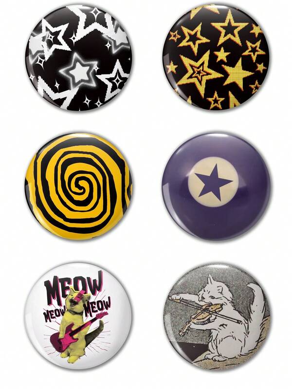 재미있는 패턴 배지 브로치, 여성용 배지, 핀 브로치, 가방 펜던트, 패션 액세서리, 친구, 가족, 선생님, 동료를 위한 재미있는 선물