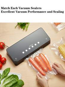 1 Roll Of 15 Meters Length Vacuum Packaging Bags, Reusable, Ideal For Sous Vide, Meal Prep, Low -Temperature Cooking & Beef Storage, Keeps Food Fresh, Household Kitchenware - White - View 11