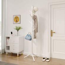 Modern Entryway Coat Rack - Sleek Floor Standing Garment Hanger For Jackets, Bags & Accessories