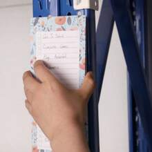 100张可撕页，磁性购物清单，磁性便签，磁性冰箱笔筒，创意，时尚，美观，返校用品，日用品，家庭消耗品 - 彩色 - 查看 6