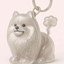 Customized Pet Pendant, Small Dog & Cat Hair Storage Capsule Transparent Keychain, Memorabilia Back To School Gifts Ornamental,Engraved Stylish,Fashion,Colorful,Vintage,Cute,Contracted,Cuties Custom,Unique,Customized,Personalized Pet For Anniversaries,For Birthdays
