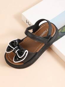 Süße Mädchen PVC Sandalen mit Schleife - Bequem und rutschfest, essentiell für den Sommer