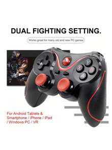 THE PERFECT PART Wireless Bluetooth Mobile Controller Gamepad For IOS/Android Tablet Smart Phone - Negro - Ver 5