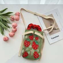 Women Shoulder Bags - 綠色草莓 - 查看 1