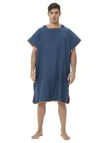 Extra Large Hooded Ultra-Fine Fiber Beach Towel Changing Robe, Absorbent Quick-Dry Lightweight Wearable Bathrobe, Suitable For Home, Beach, Surfing, Swimming, Changing Diving Suit, Unisex Adult, Machine Washable - Multicolor - View 15